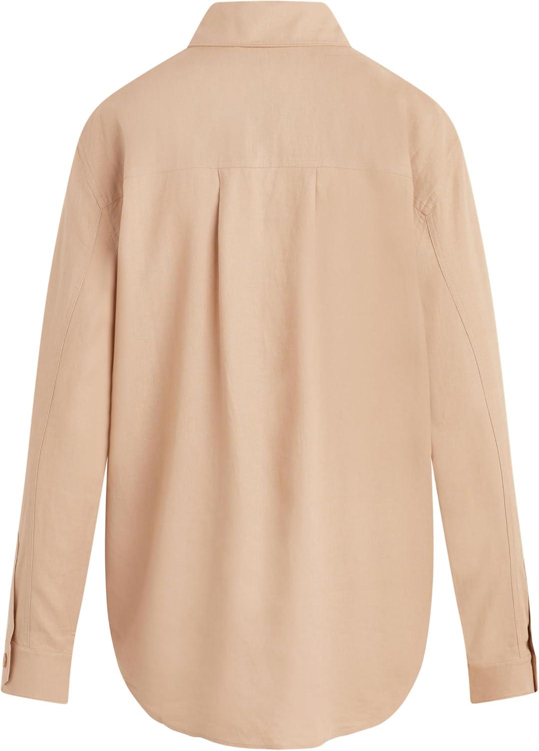 image:imageHUDSON Womens Oversized ShirtTobacco Brown