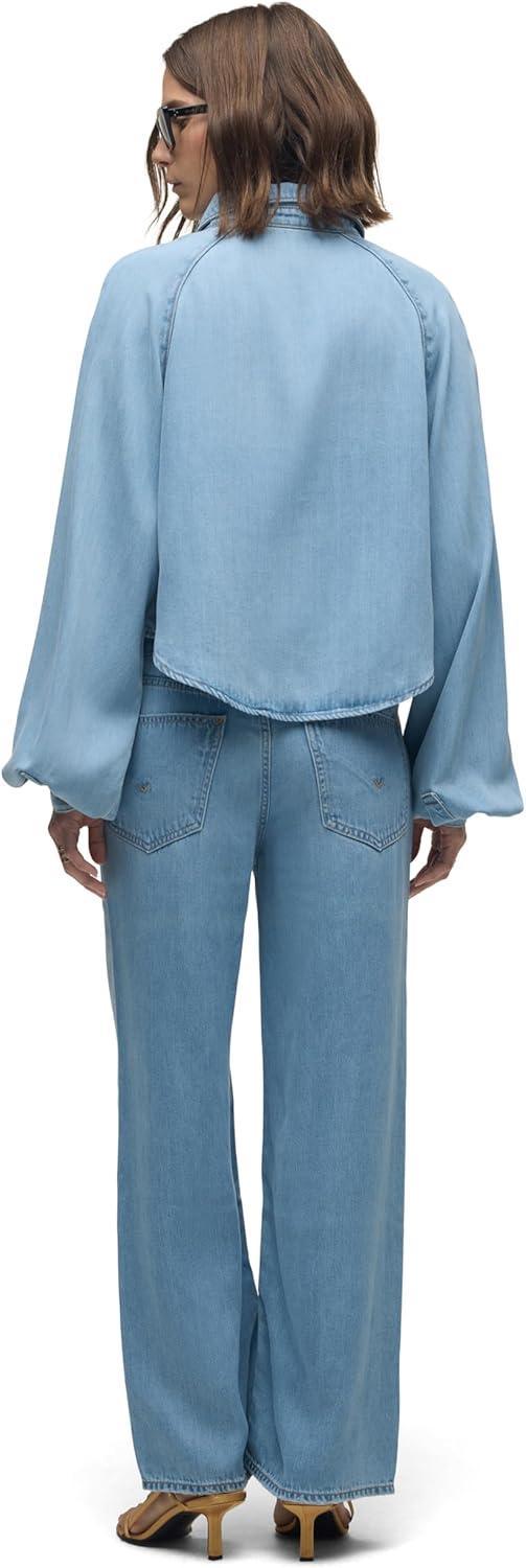 image:imageHUDSON Womens Raglan Balloon Sleeve Button Down ShirtSprout