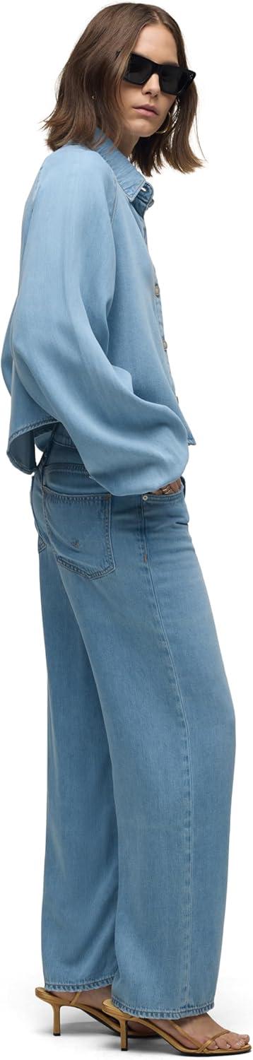 image:imageHUDSON Womens Raglan Balloon Sleeve Button Down ShirtSprout