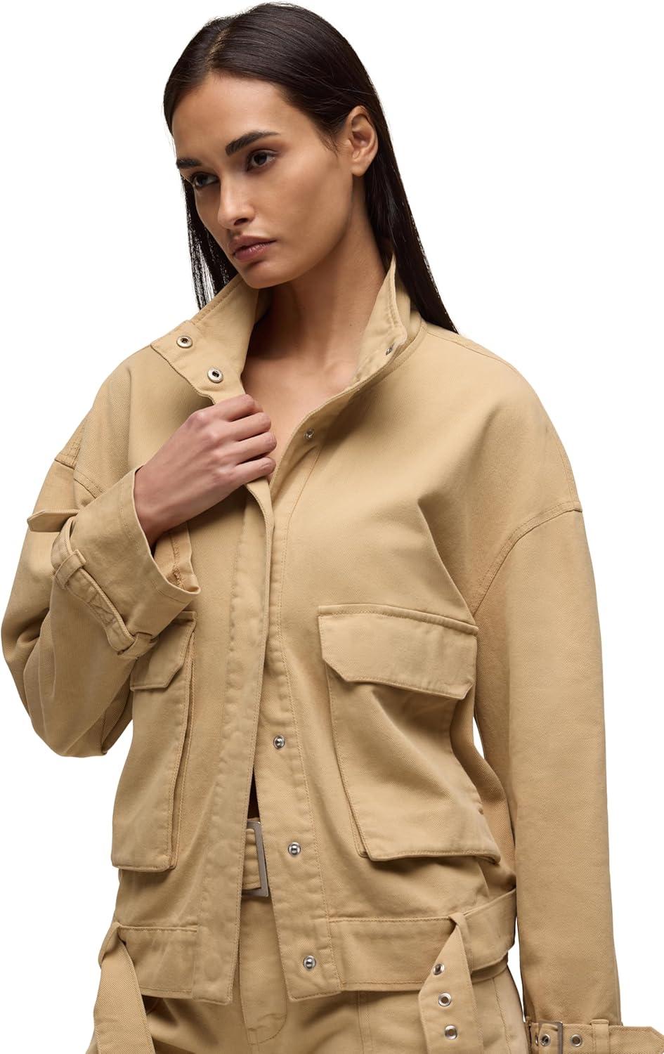 image:imageHUDSON Womens Relaxed Utility JacketCornfield