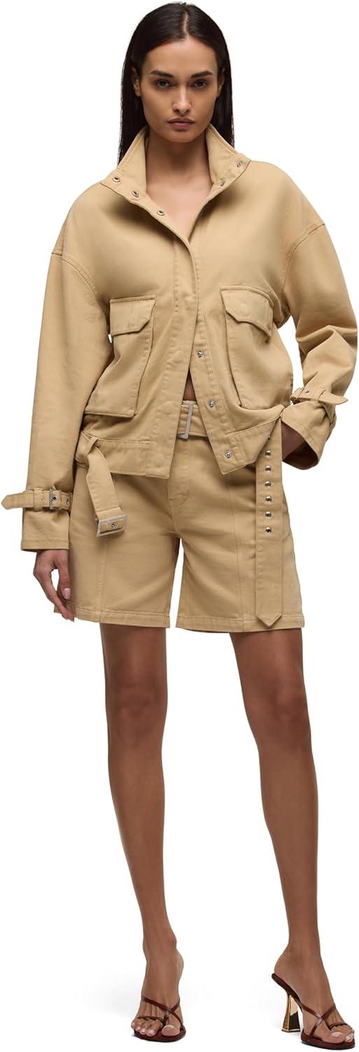 image:imageHUDSON Womens Relaxed Utility JacketCornfield