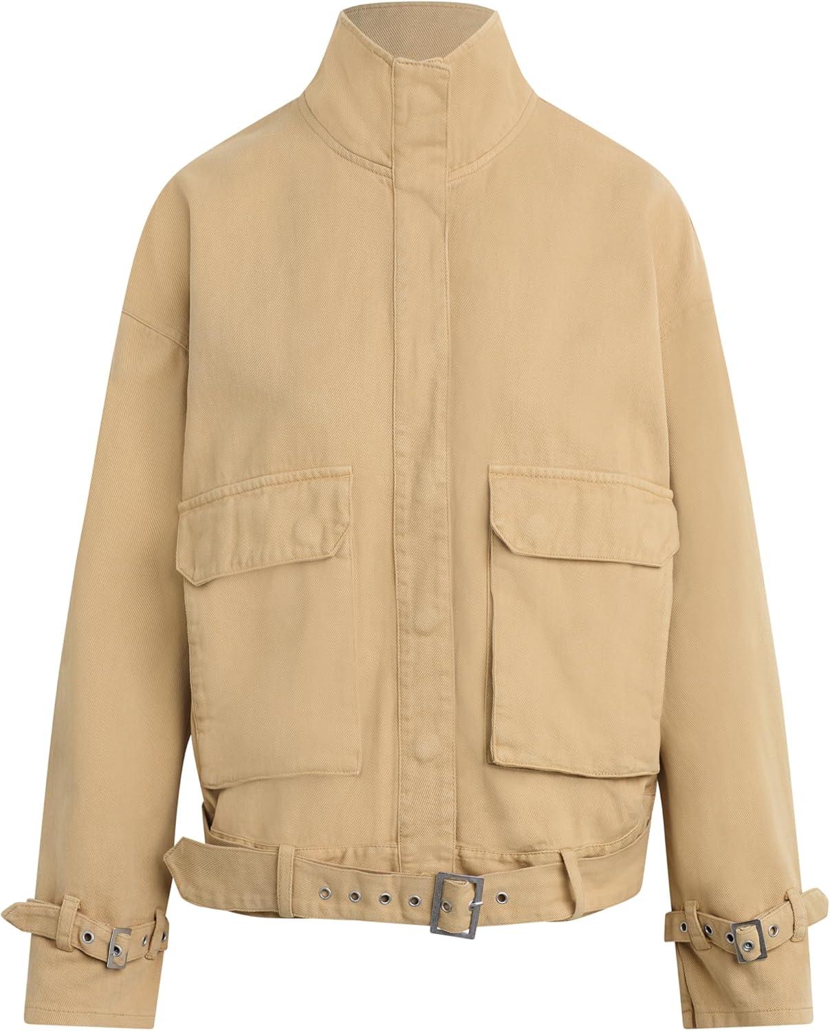 image:imageHUDSON Womens Relaxed Utility JacketCornfield