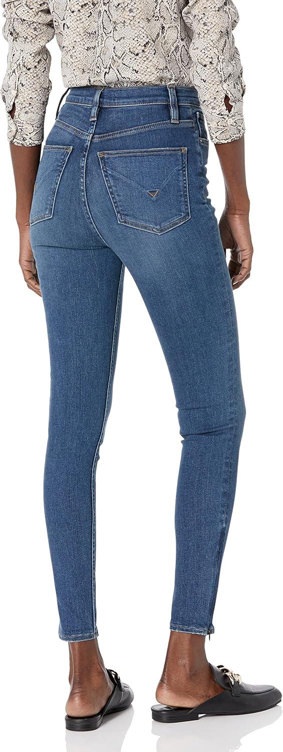 image:imageHUDSON Womens Centerfold Extreme HighRise Super Skinny Ankle JeanFun Times