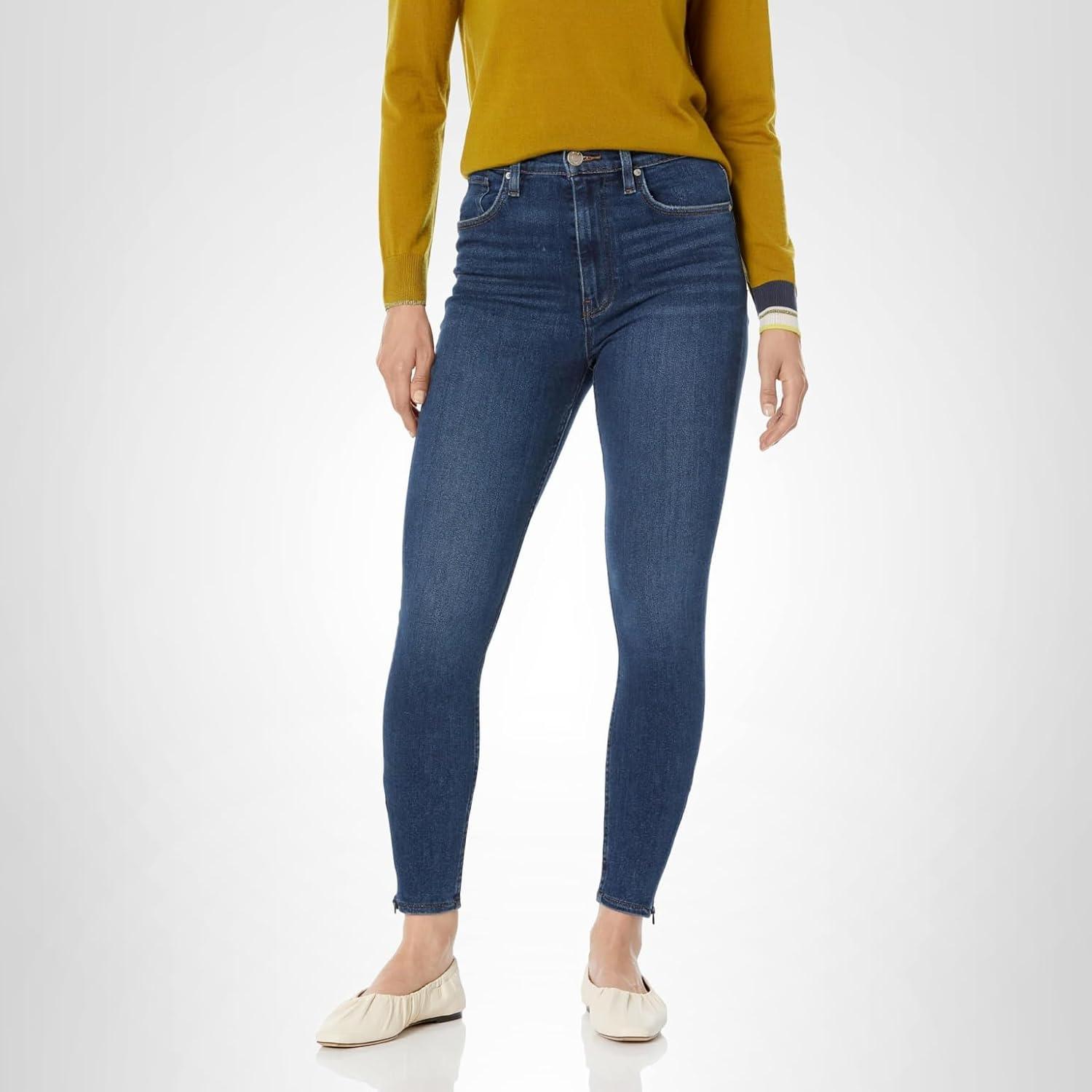 image:imageHUDSON Womens Centerfold Extreme HighRise Super Skinny Ankle JeanMariana
