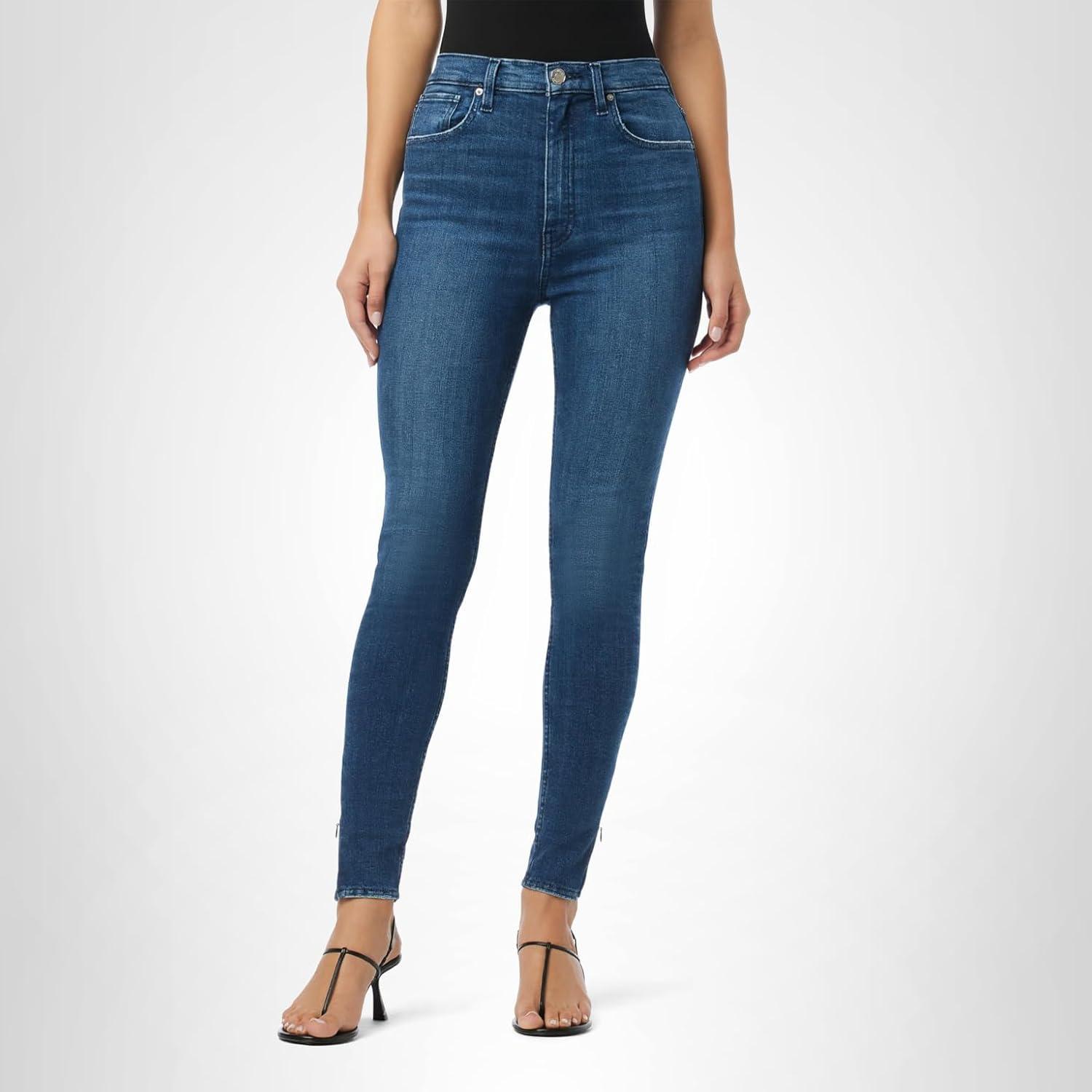 image:imageHUDSON Womens Centerfold Extreme HighRise Super Skinny Ankle JeanMoody