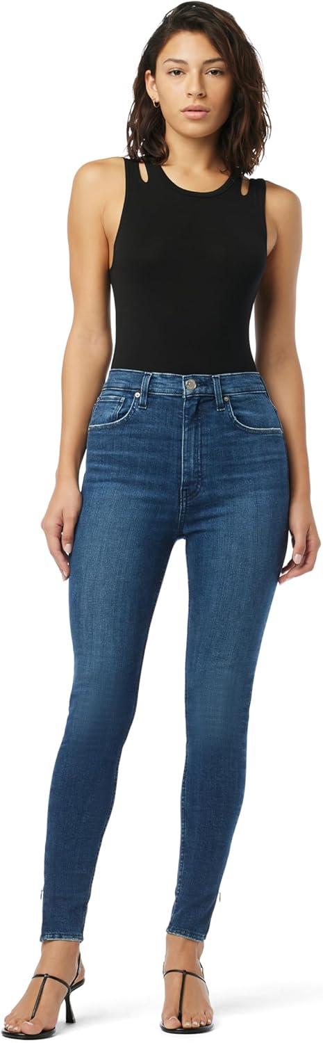 image:imageHUDSON Womens Centerfold Extreme HighRise Super Skinny Ankle JeanMoody