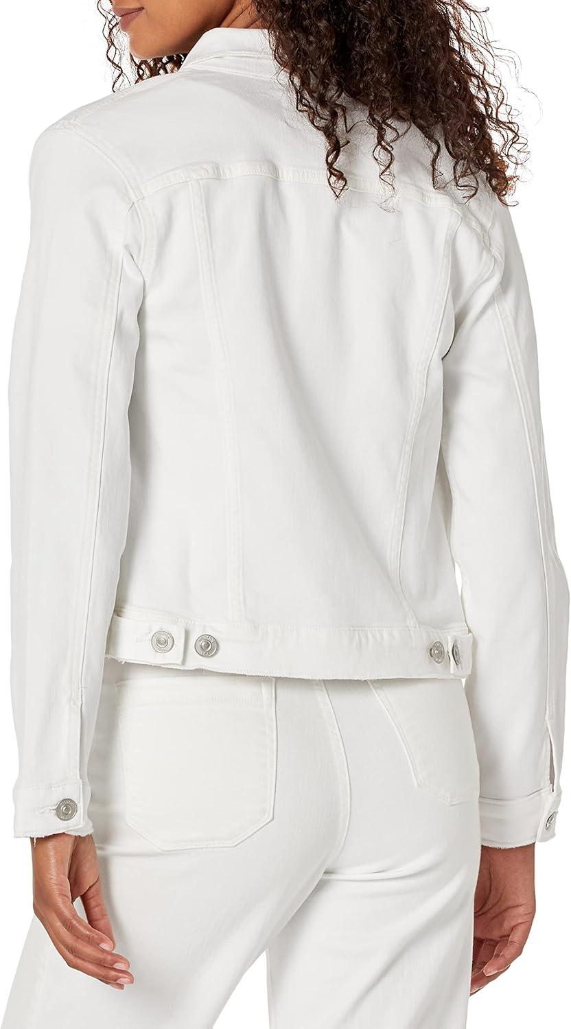 image:imageHUDSON Womens Classic Trucker JacketWhite