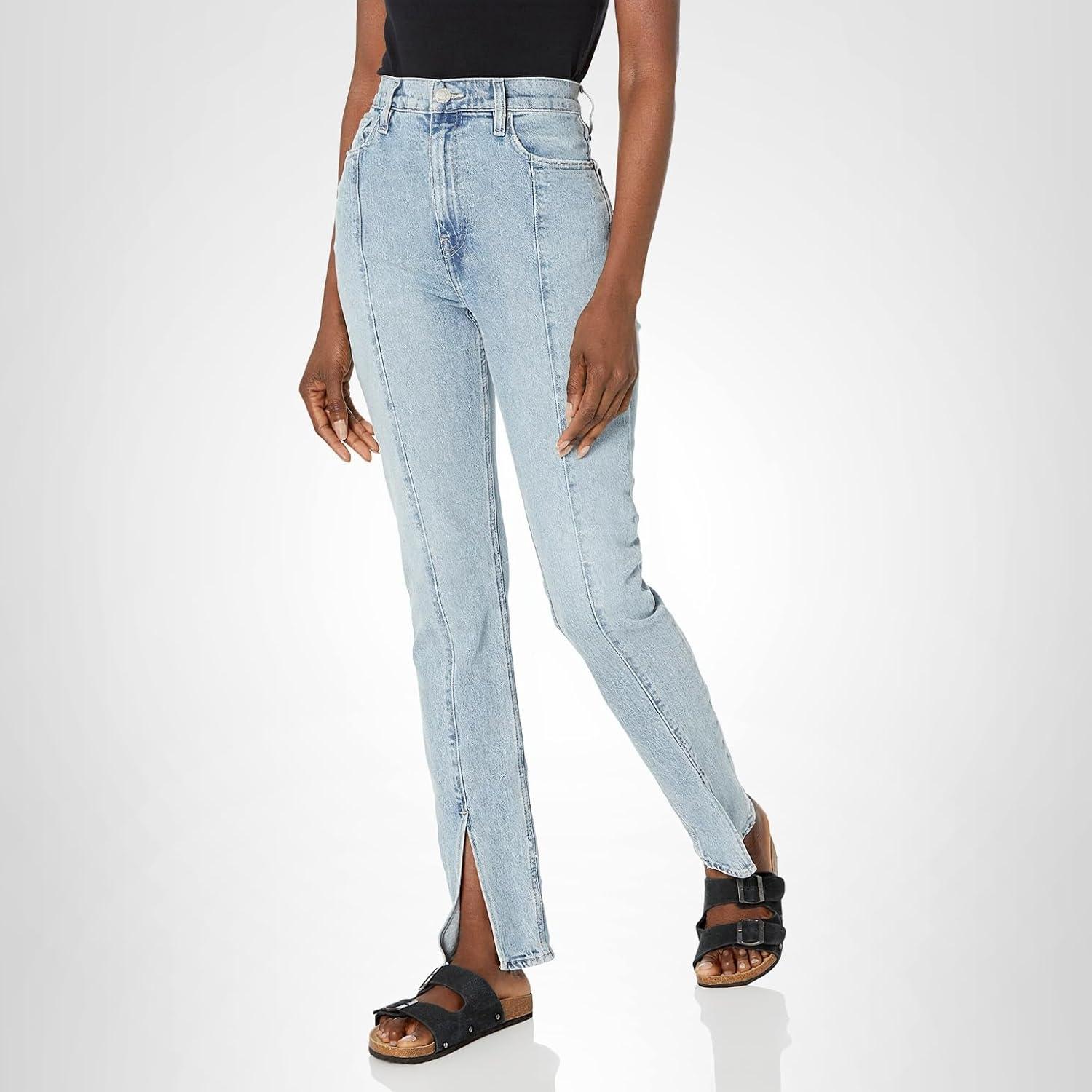 image:imageHUDSON Womens Harlow Ultra High Rise Full Length Cigarette JeanStellar
