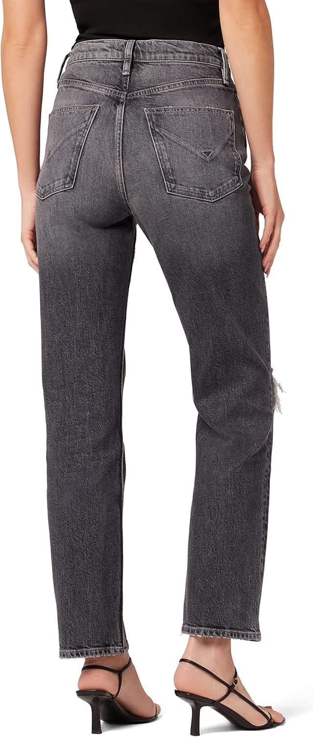 image:imageHUDSON Womens Jade HighRise Straight Loose Fit JeanCosmos