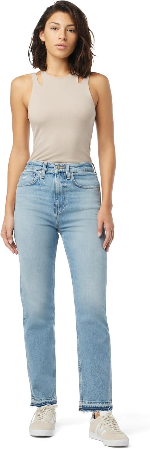 image:imageHUDSON Womens Jade HighRise Straight Loose Fit JeanFree Mind