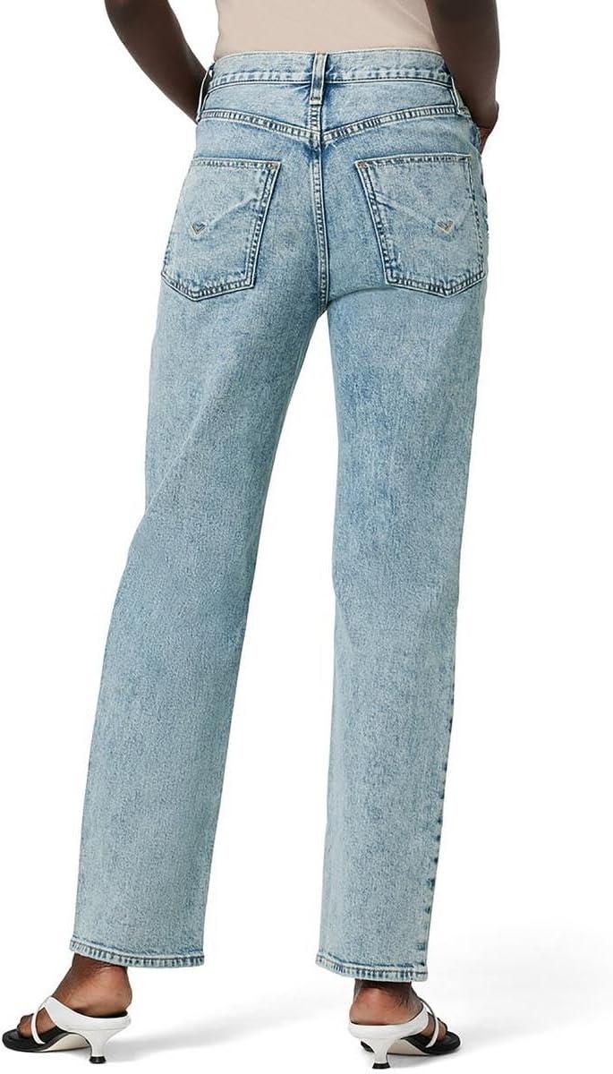 image:imageHUDSON Womens Jade HighRise Straight Loose Fit JeanHeartbeats