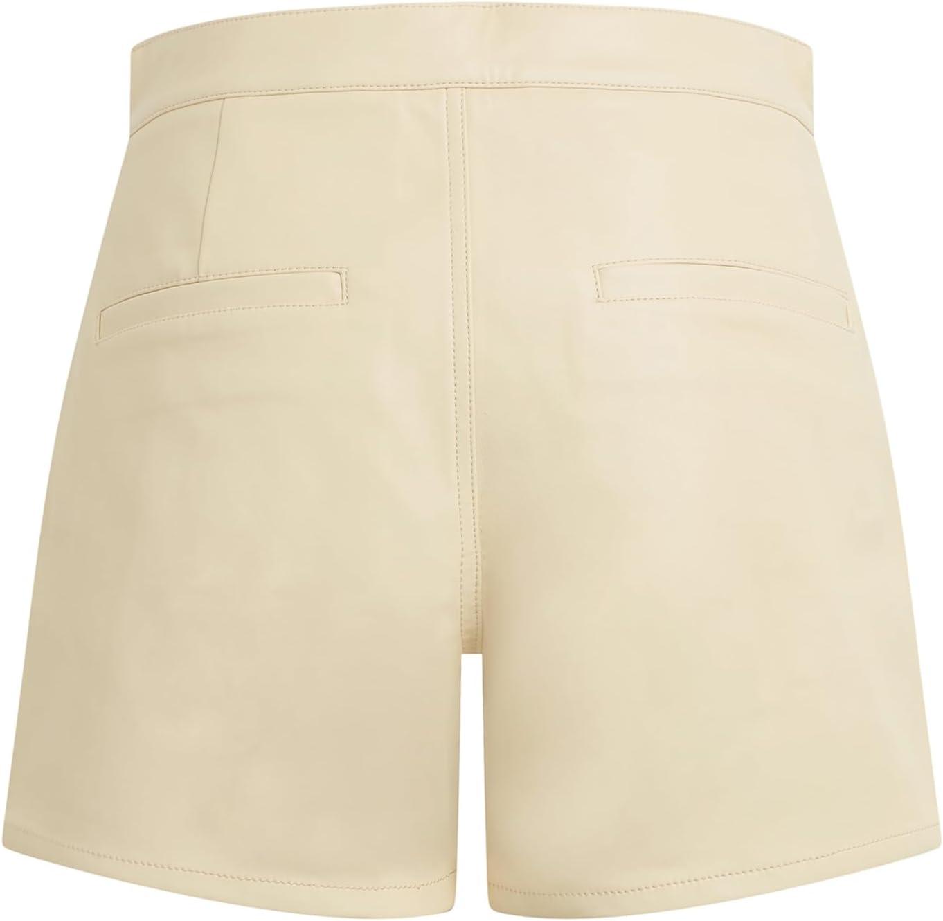 image:imageHUDSON Womens Mid Rise Pleated ShortMoth