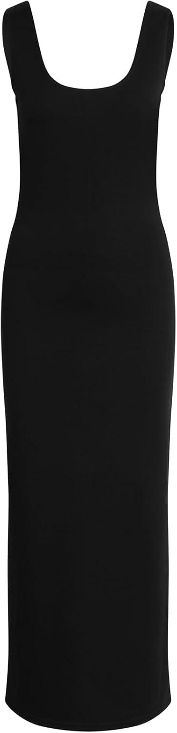 image:imageHUDSON Womens Midi Length Sleeveless Maxi DressBlack Beauty
