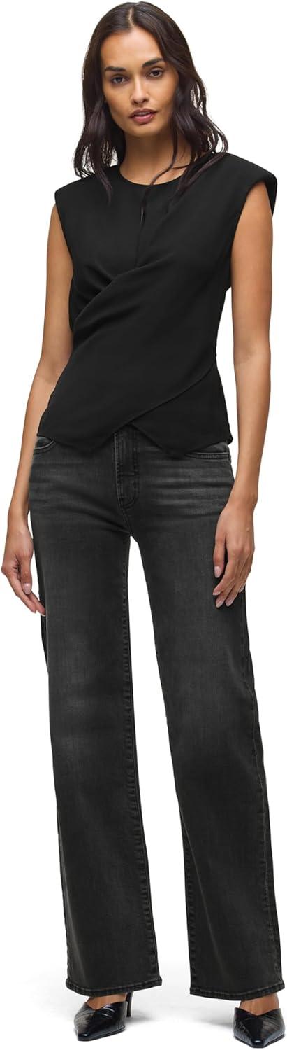 image:imageHUDSON Womens Rosalie High Rise Wide Leg PantAusten