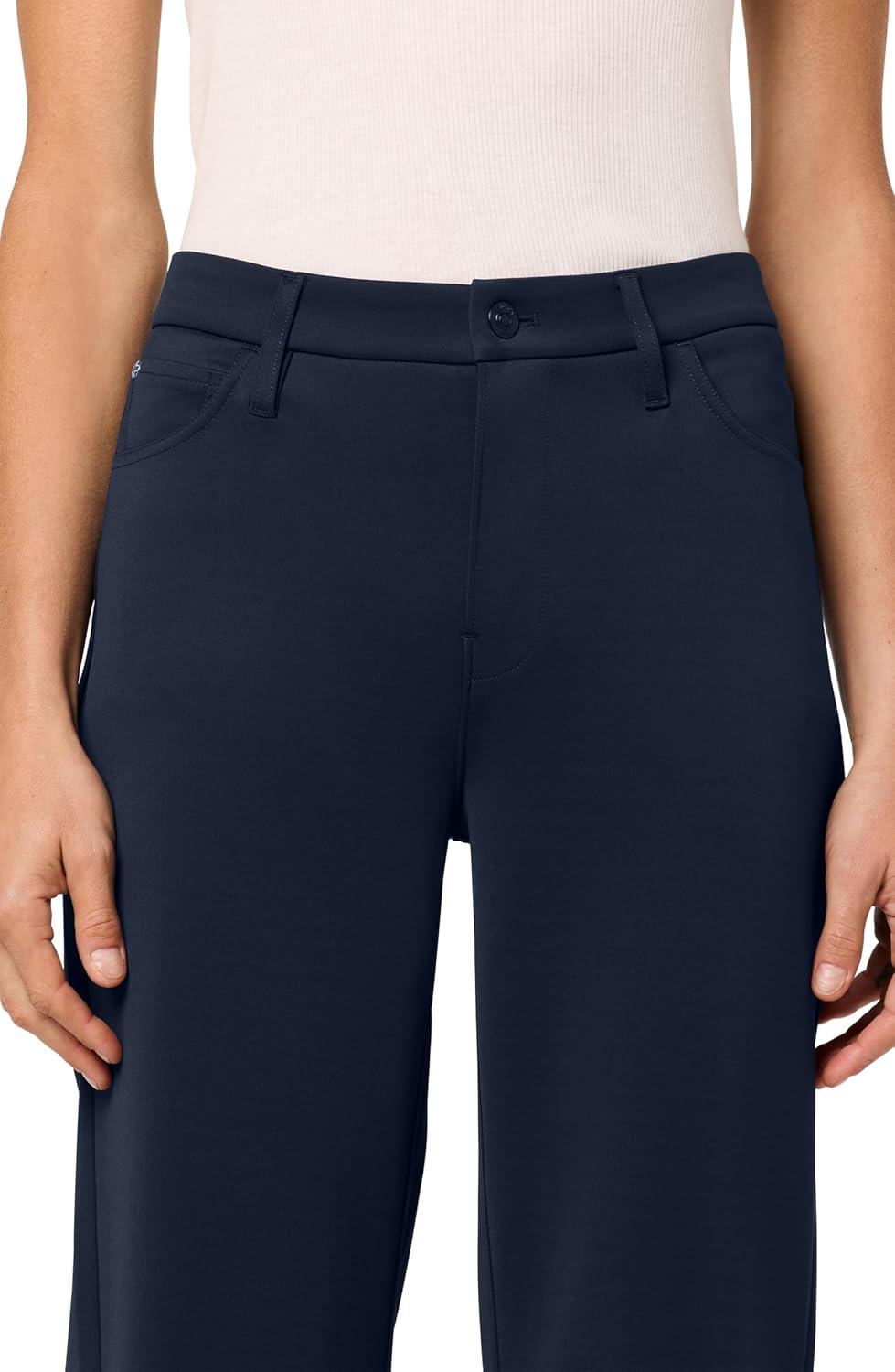 image:imageHUDSON Womens Rosalie High Rise Wide Leg PantNavy