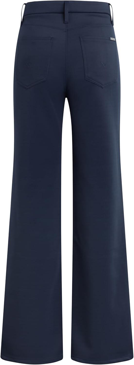 image:imageHUDSON Womens Rosalie High Rise Wide Leg PantNavy