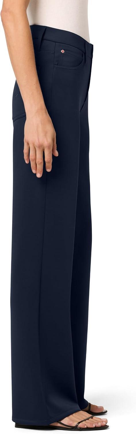 image:imageHUDSON Womens Rosalie High Rise Wide Leg PantNavy