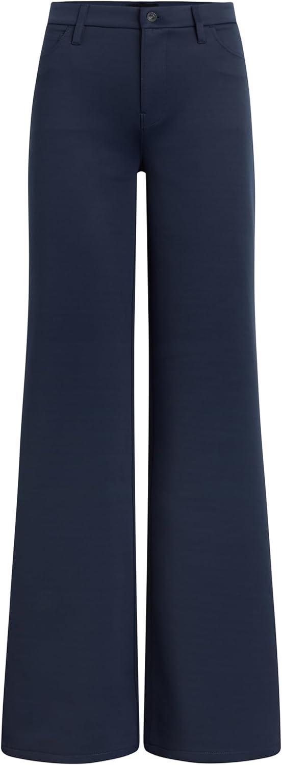 image:imageHUDSON Womens Rosalie High Rise Wide Leg PantNavy