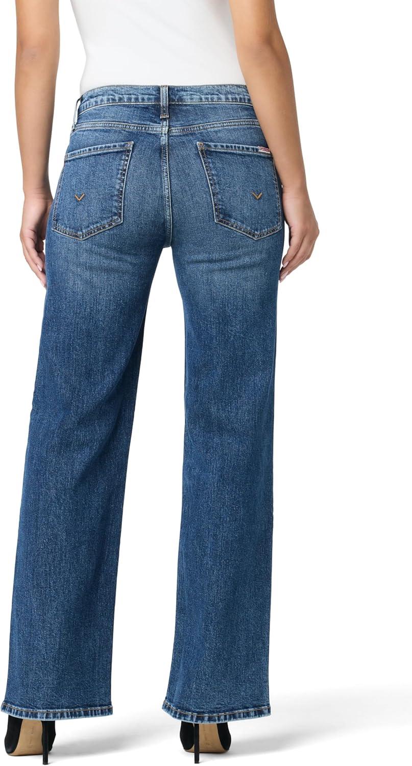 image:imageHUDSON Womens Rosalie High Rise Wide Leg PantStarr