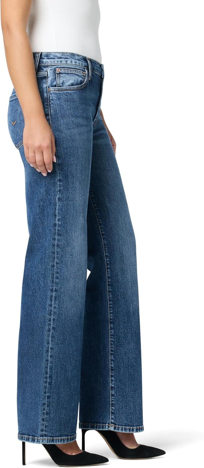 image:imageHUDSON Womens Rosalie High Rise Wide Leg PantStarr