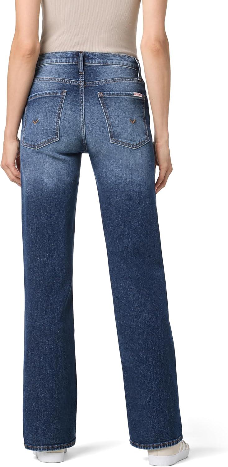 image:imageHUDSON Womens Rosalie High Rise Wide Leg PantWoolf