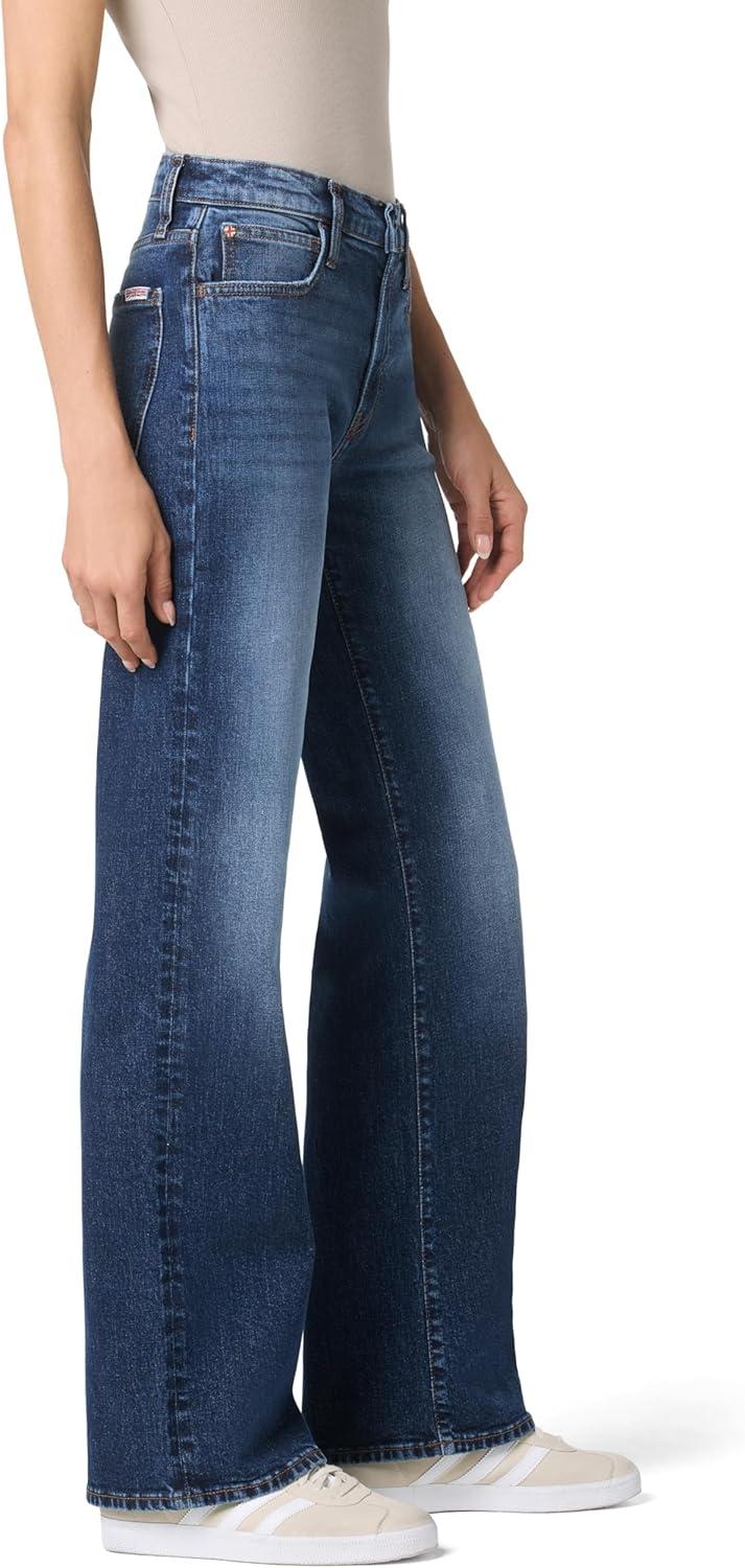 image:imageHUDSON Womens Rosalie High Rise Wide Leg PantWoolf