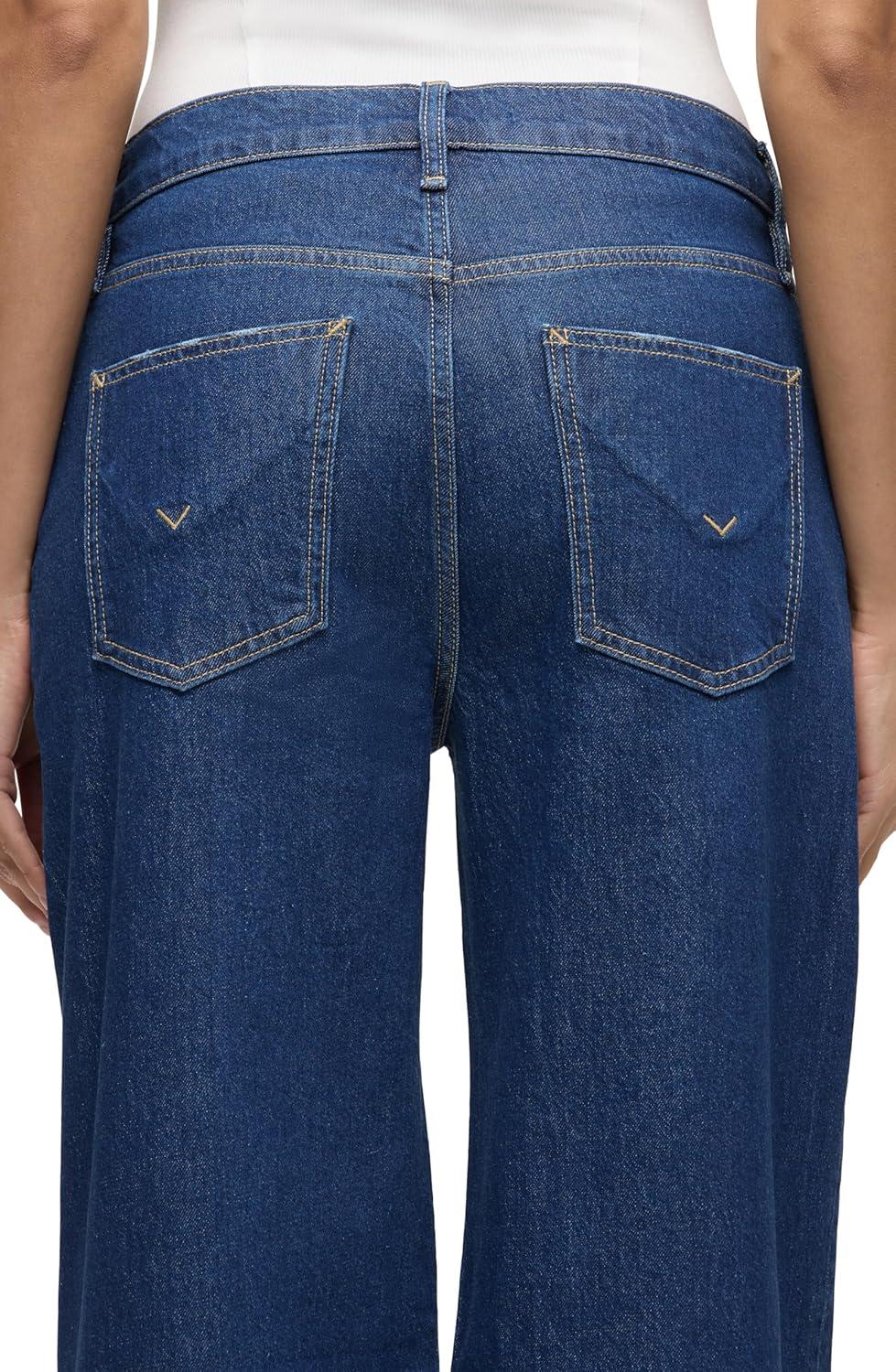 image:imageHUDSON Womens Rylee Low Rise Loose PantRinse