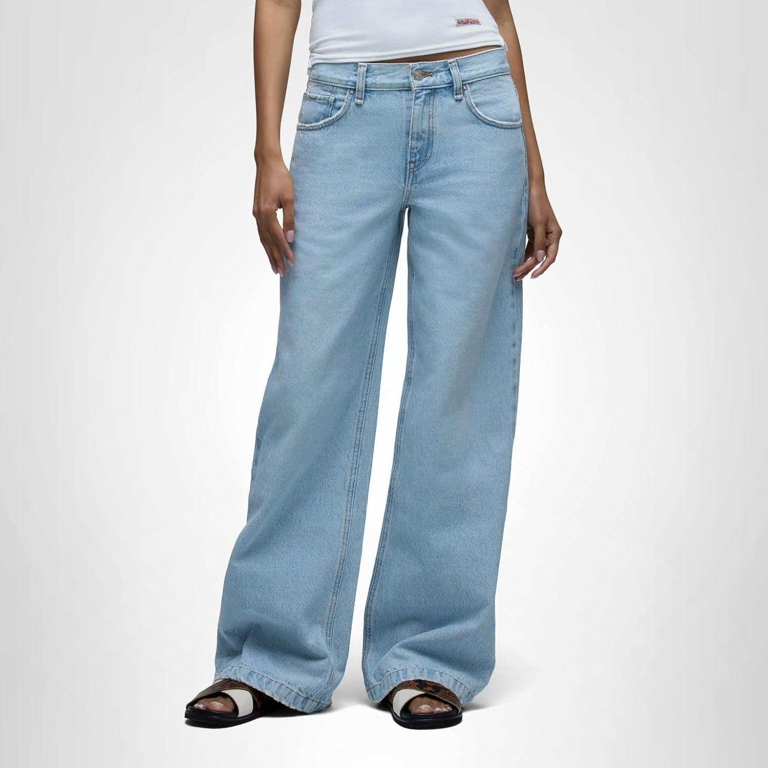 image:imageHUDSON Womens Rylee Low Rise Loose PantVintage Day