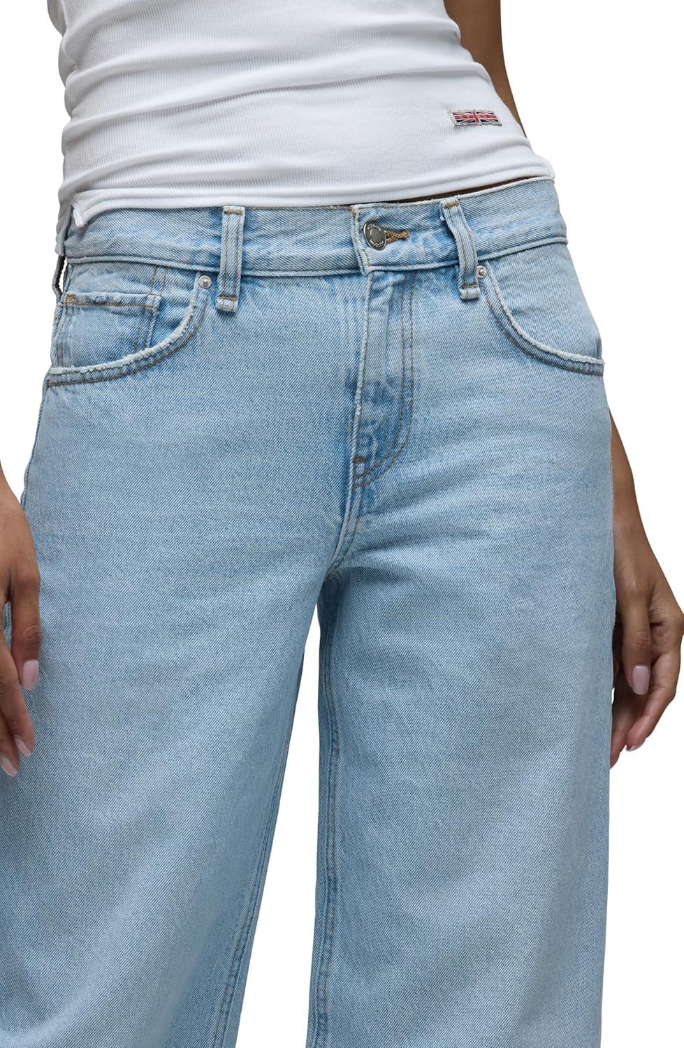 image:imageHUDSON Womens Rylee Low Rise Loose PantVintage Day
