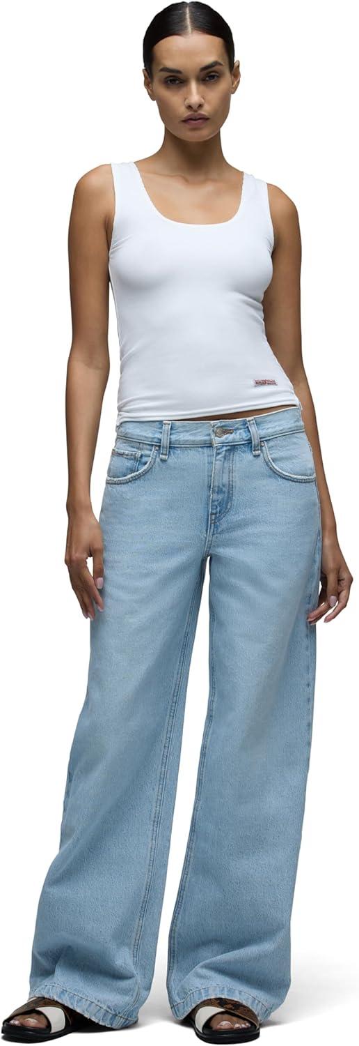 image:imageHUDSON Womens Rylee Low Rise Loose PantVintage Day