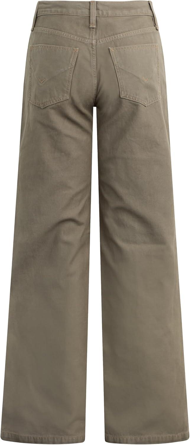 image:imageHUDSON Womens Rylee Low Rise Loose PantWashed Olive