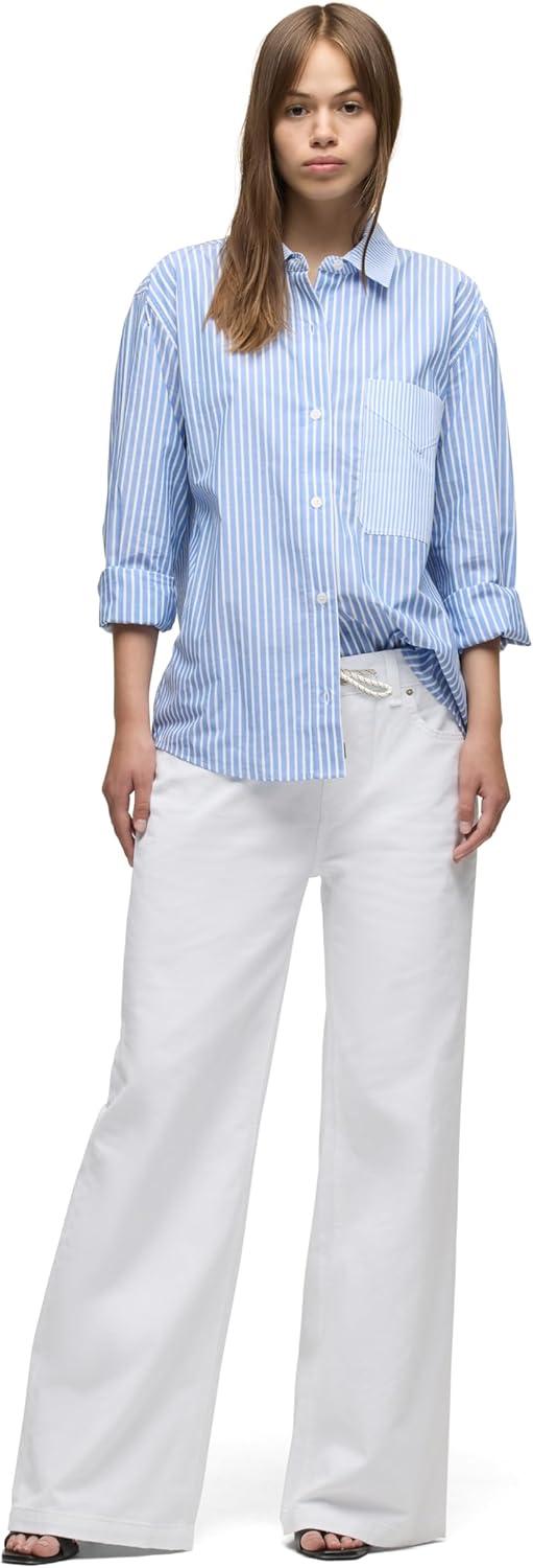 image:imageHUDSON Womens Rylee Low Rise Loose PantWhite