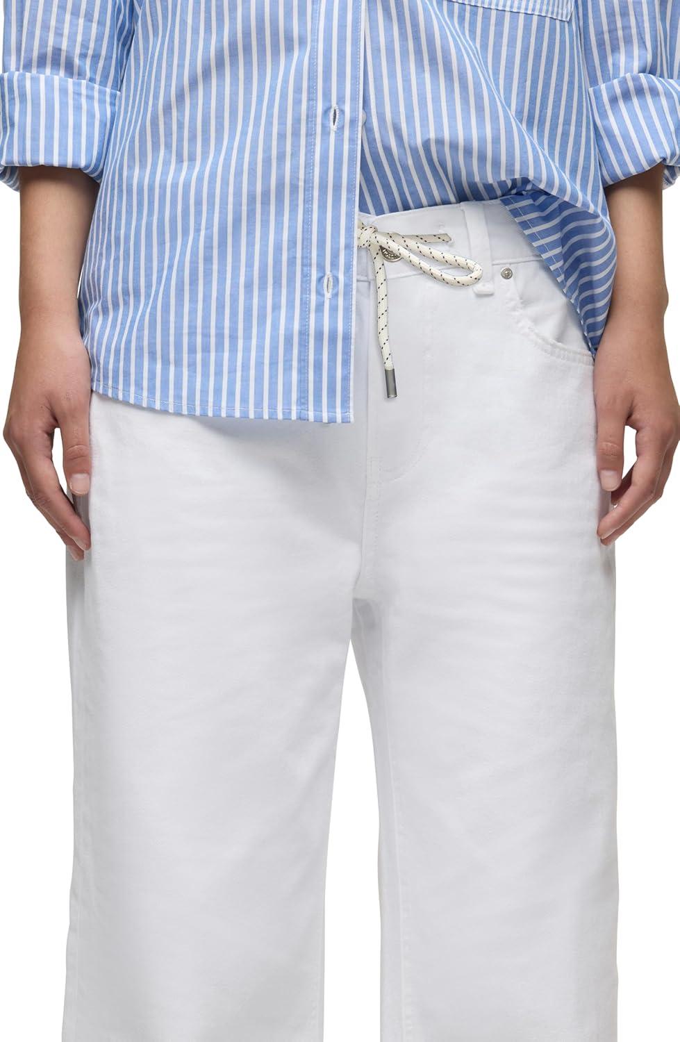 image:imageHUDSON Womens Rylee Low Rise Loose PantWhite