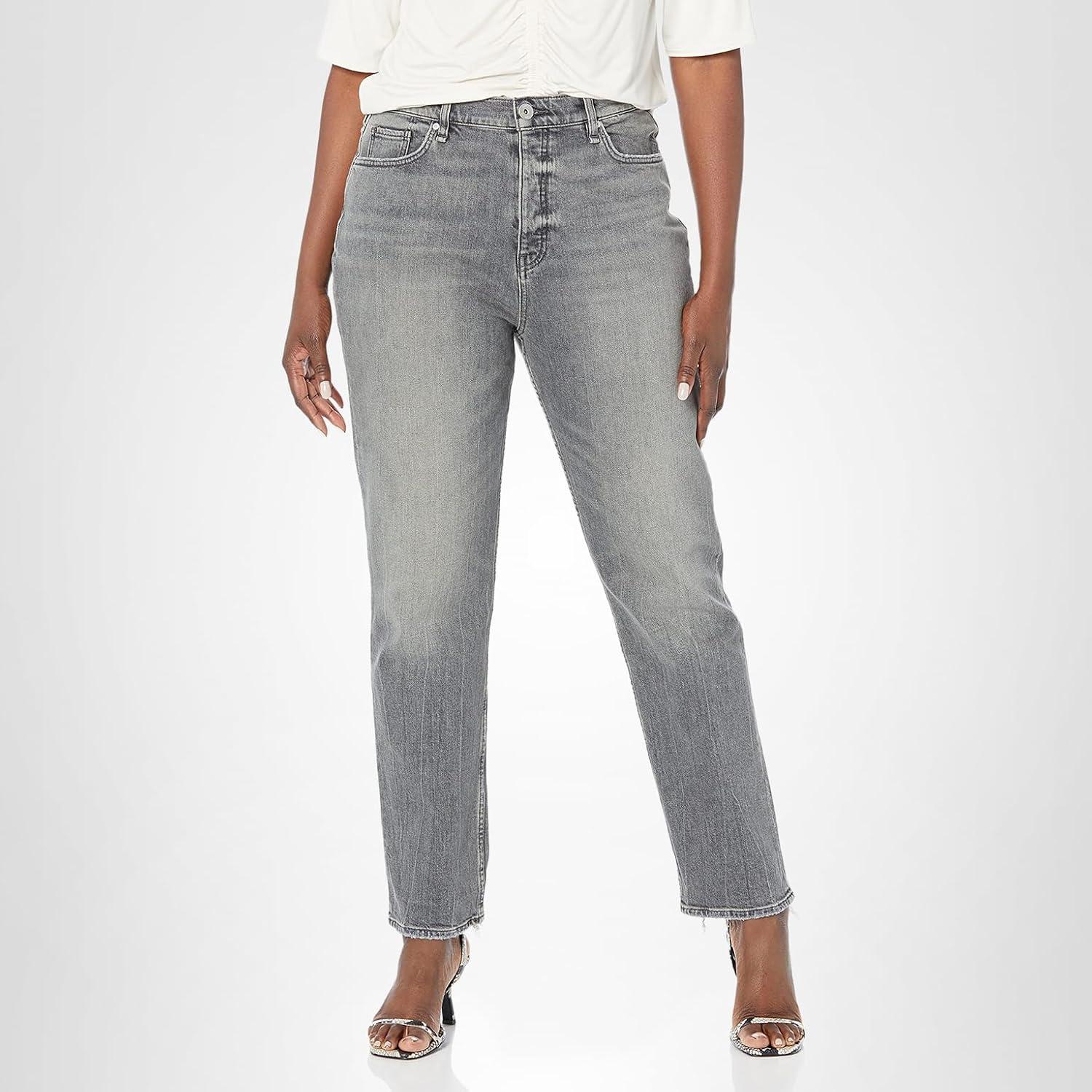 image:imageHudson Jeans Womens Holly High Rise Straight Leg JeanFoggy Night