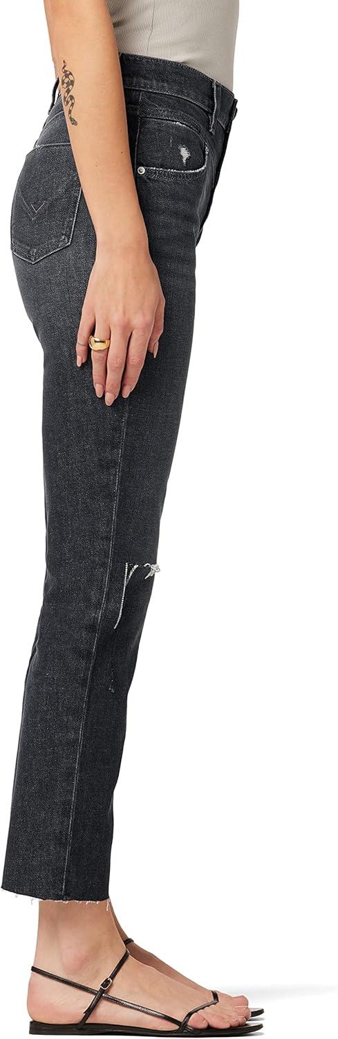 image:imageHudson Jeans Womens Holly High Rise Straight Leg JeanWashed Black