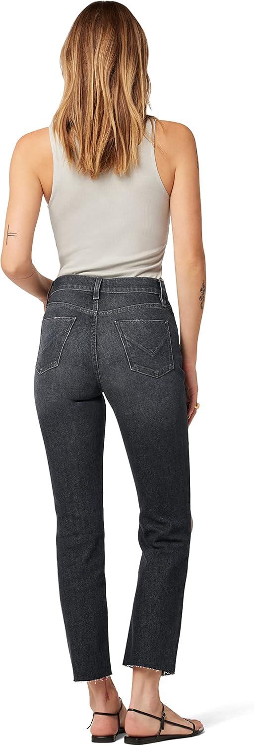 image:imageHudson Jeans Womens Holly High Rise Straight Leg JeanWashed Black