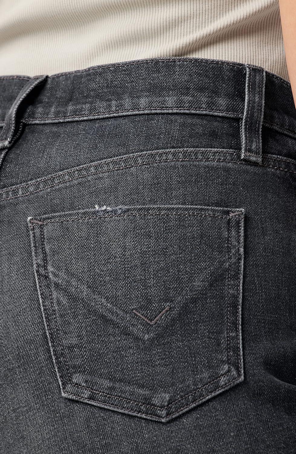 image:imageHudson Jeans Womens Holly High Rise Straight Leg JeanWashed Black
