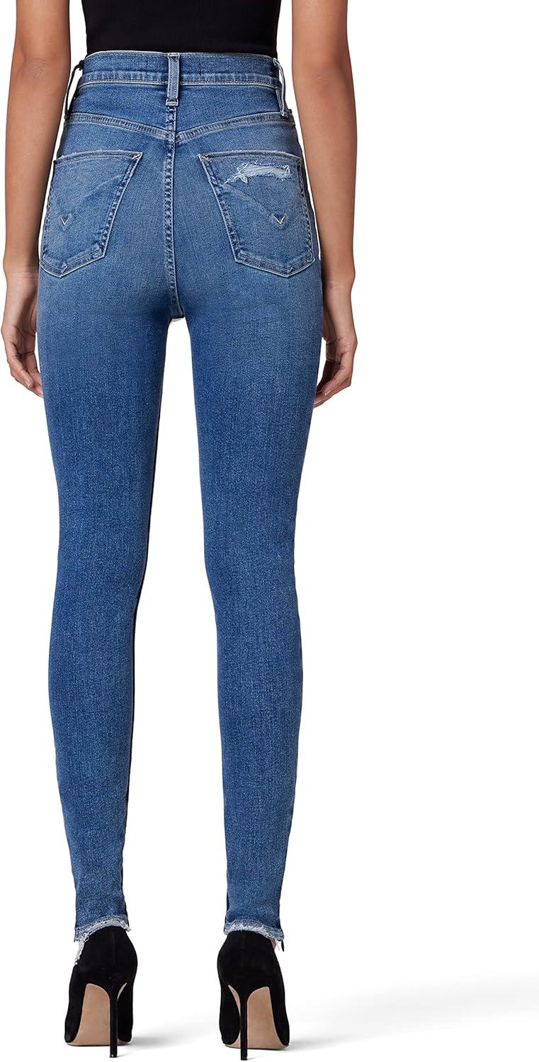 image:imageHudson Womens Centerfold Extreme High Rise Super Skinny JeanJeansBlue Dust