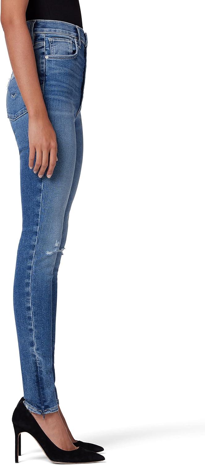 image:imageHudson Womens Centerfold Extreme High Rise Super Skinny JeanJeansBlue Dust