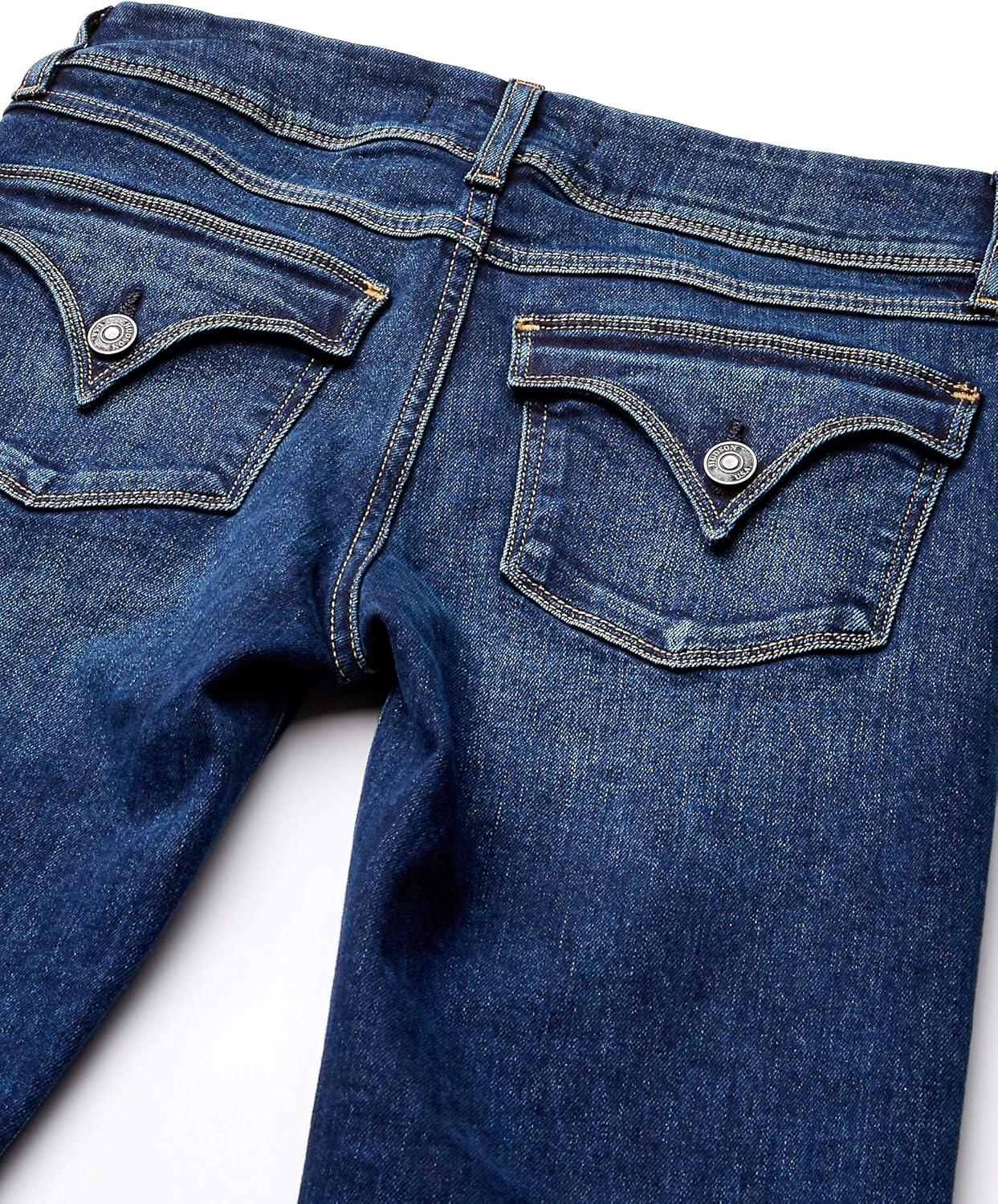 image:imageHudson Womens Collin Mid Rise Skinny Jean with Back Flap PocketsObscurity 34 Inseam