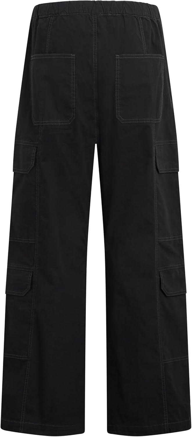 image:imageHudson Womens Drawstring Parachute PantBlack