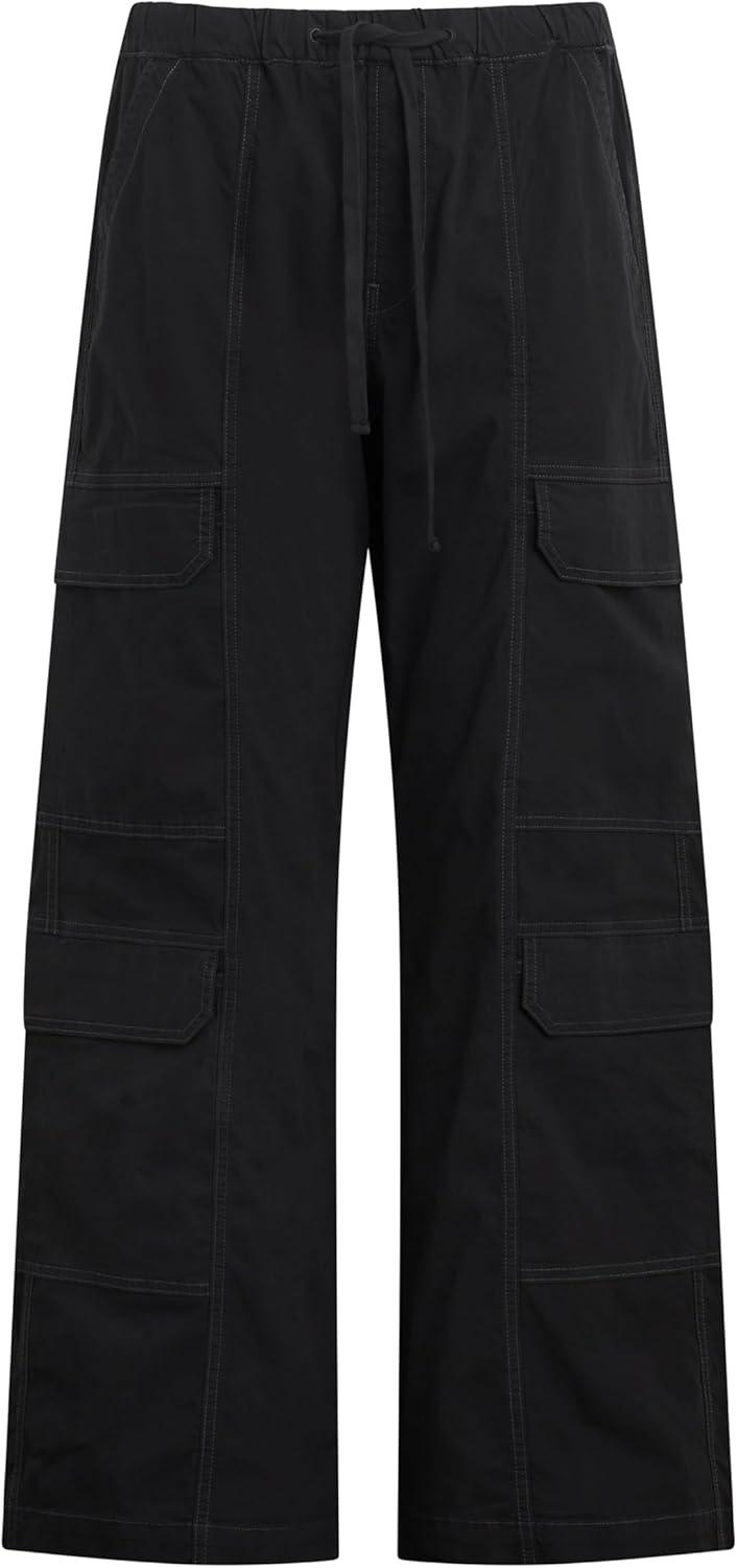 image:imageHudson Womens Drawstring Parachute PantBlack