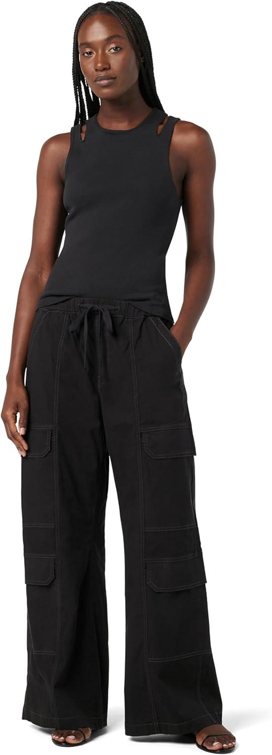 image:imageHudson Womens Drawstring Parachute PantBlack