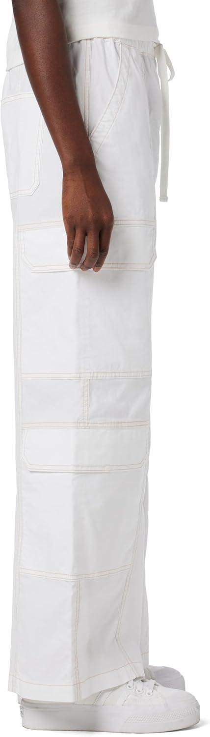 image:imageHudson Womens Drawstring Parachute PantWhite