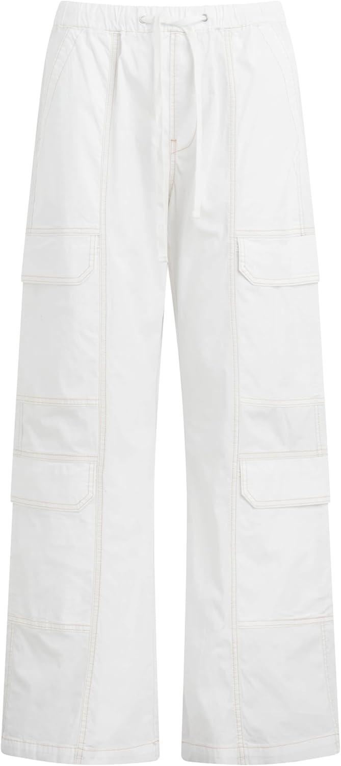 image:imageHudson Womens Drawstring Parachute PantWhite