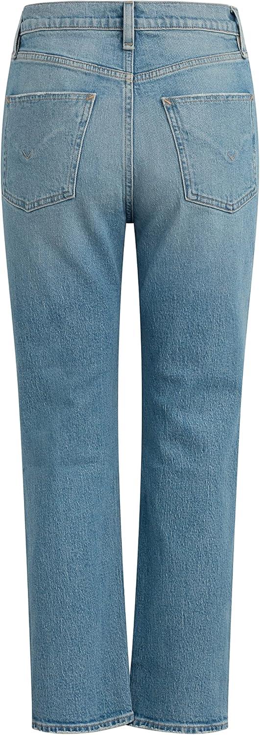 image:imageHudson Womens Jade High Rise Straight Loose Fit Crop JeanParadise