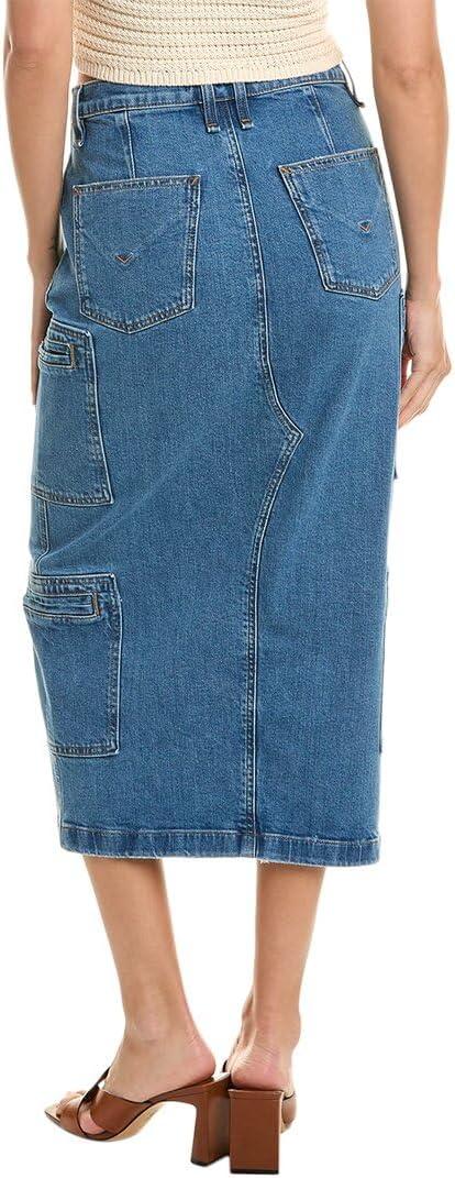 image:imageHudson Womens Reconstucted Midi SkirtGolden Hour