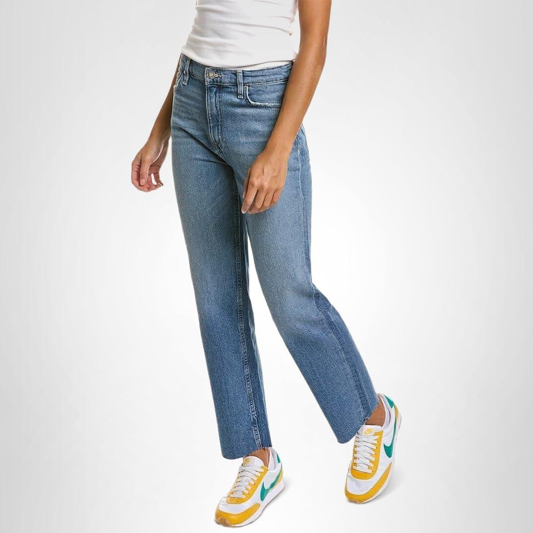 image:imageHudson Womens Remi HighRise Straight Leg JeanCanal