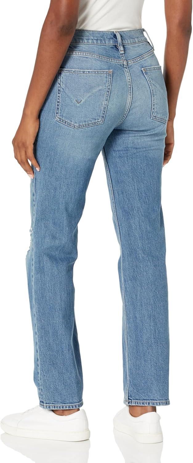 image:imageHudson Womens Remi HighRise Straight Leg JeanDest Lucent