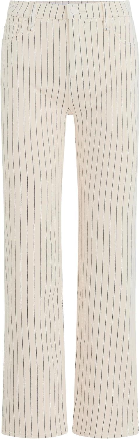 image:imageHudson Womens Remi HighRise Straight Leg JeanEcru Stripe